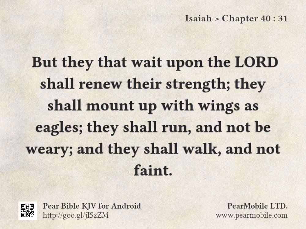 Isaiah, Chapter 40:31